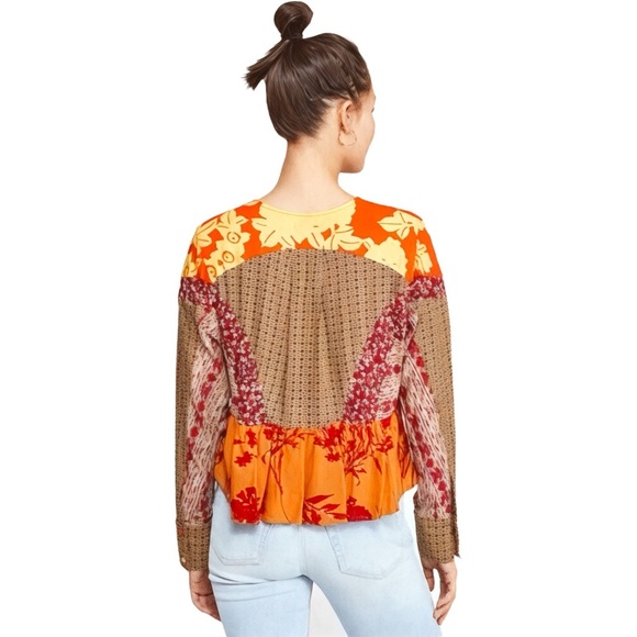 Free People Aloha State Of Mind Top In Tangerine Size XS - Picture 2 of 8